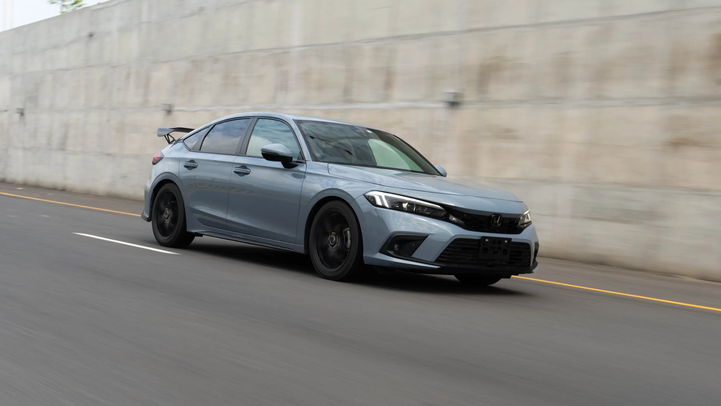 Honda Civic FL1 in motion