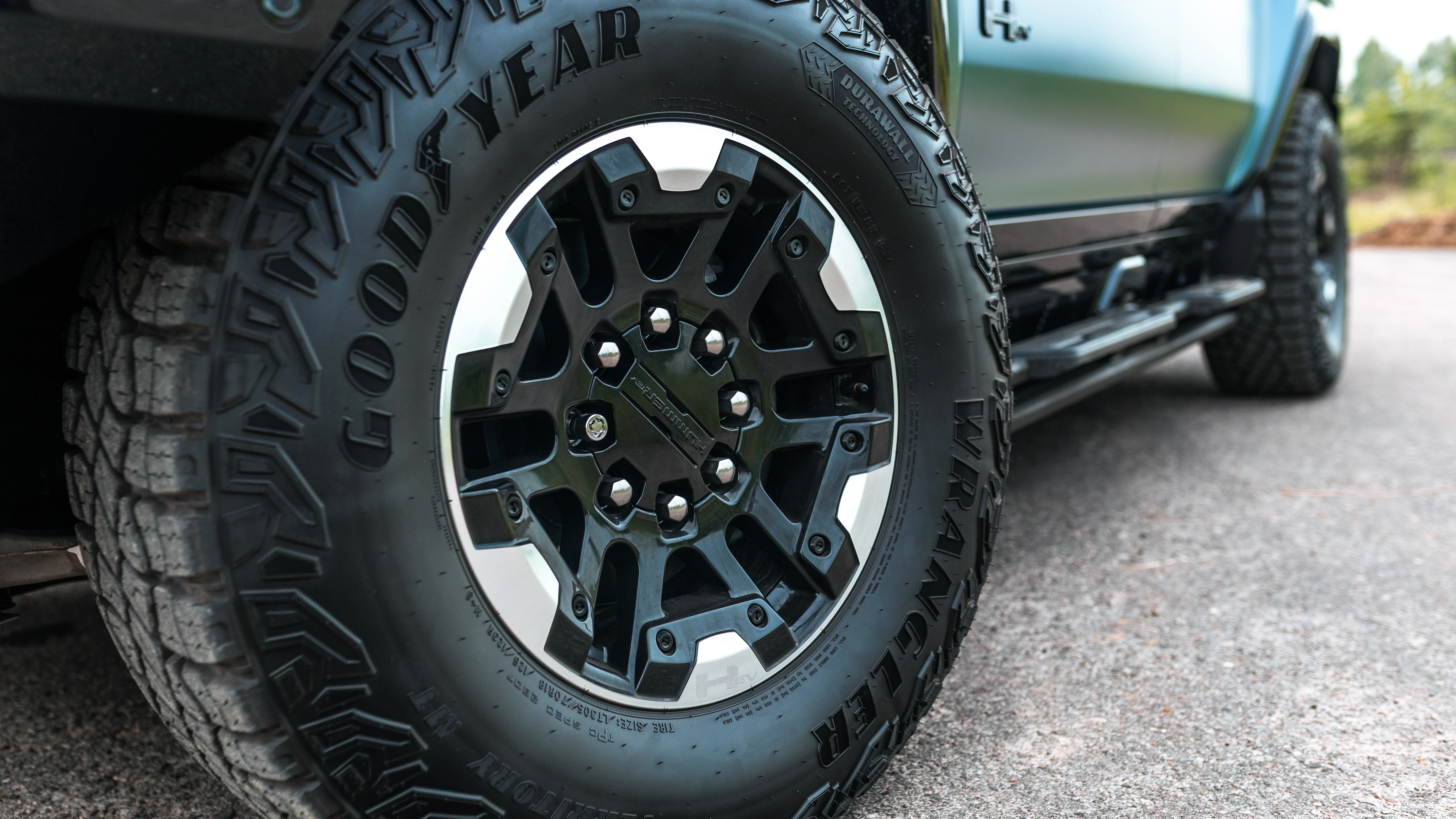 Goodyear Wrangler Territory MT tire on a black 18-inch wheel